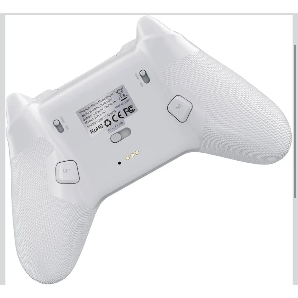 Qanba Phantom Wireless Game Controller Pink White Charging Dock HYL1-RP NWOB